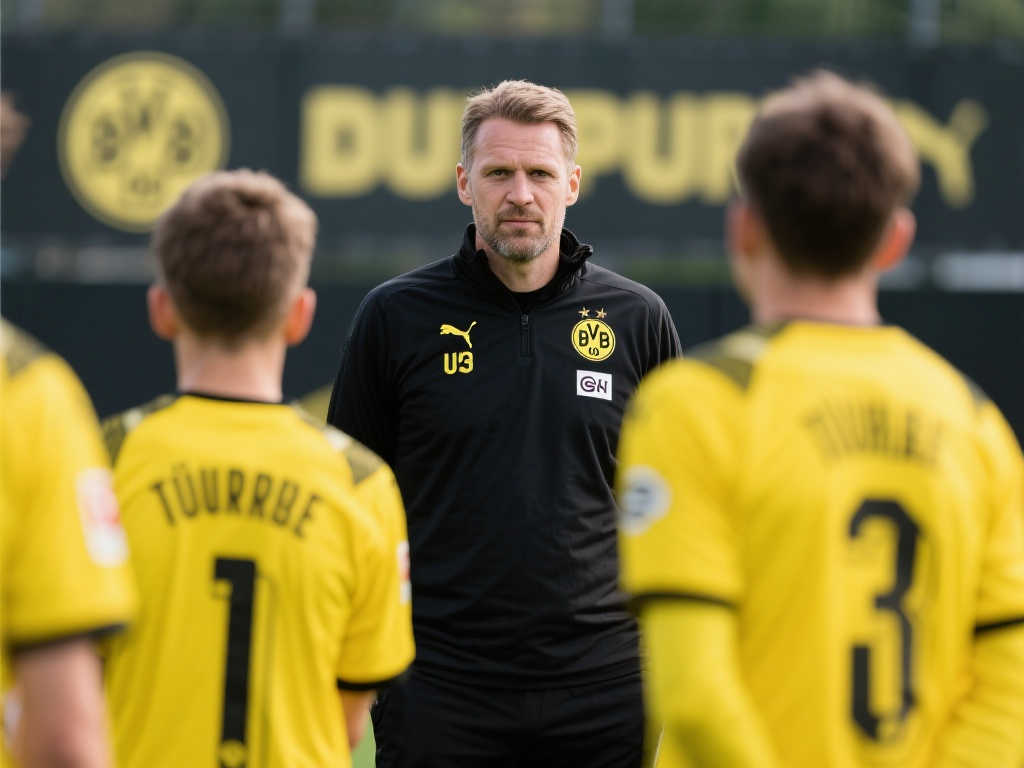 官方宣布：多特U23主教练齐默尔曼离任，U19教练图尔贝接替